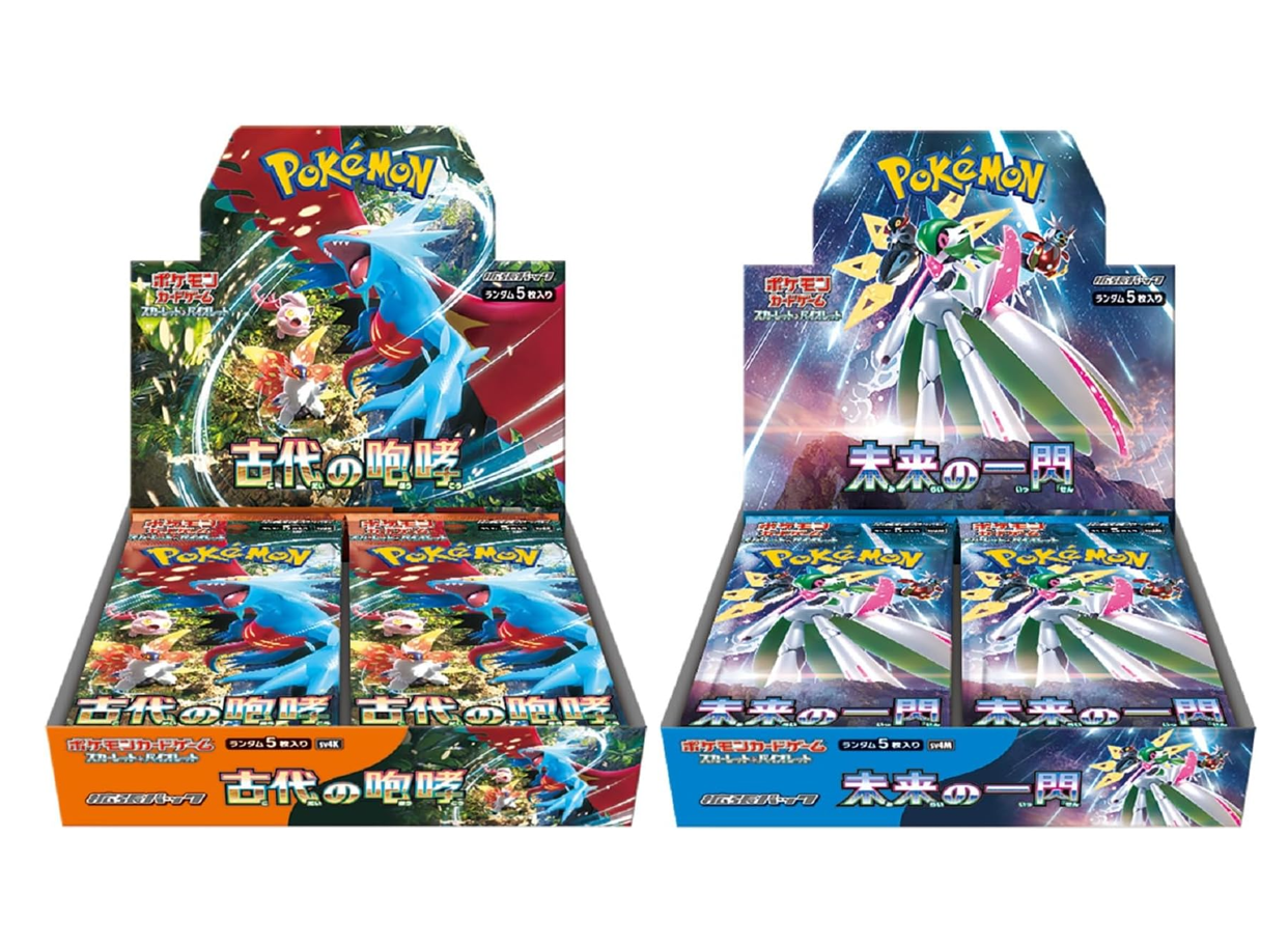 Ancient roar , Flash of the future booster boxes sealed set japanmaster Ancient roar , Flash of the future booster boxes sealed set japanmaster