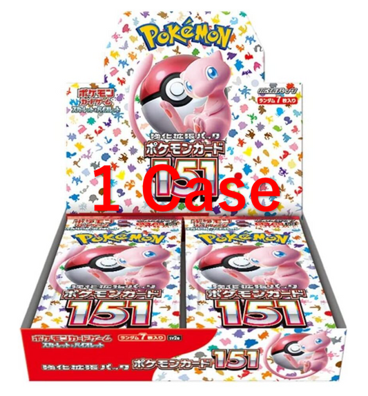 (1 case) Pokemon Card 151 Scarlet & Violet booster New