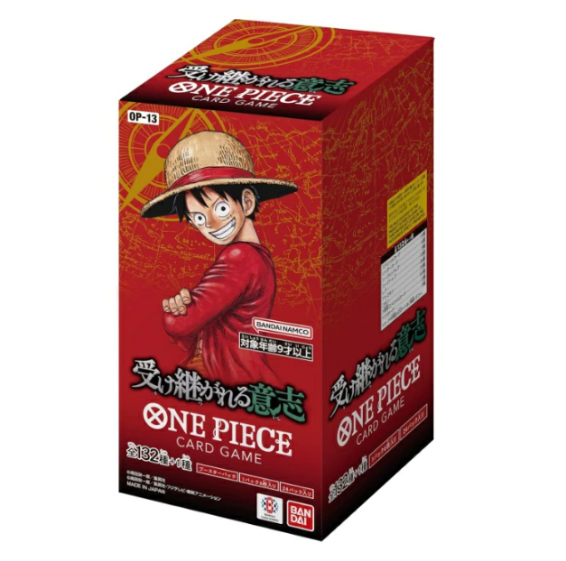 One Piece OP-13 Carrying on His Will Booster Box new