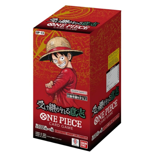 One Piece OP-13 Carrying on His Will Booster Box new