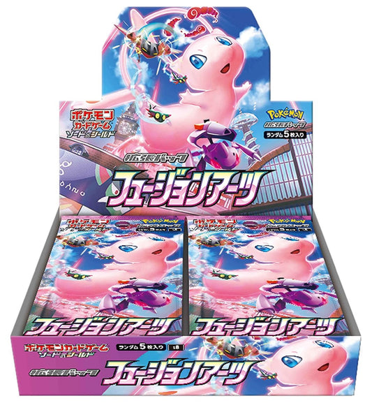 Sword & Shield Booster Box Fusion Arts s8 Japanese Sealed NEW Sealed