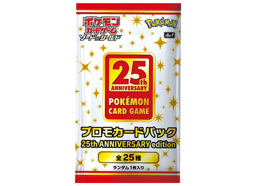 Pokemon 25th ANNIVERSARY Celebrations Promo Card 1Pack Japan NEW