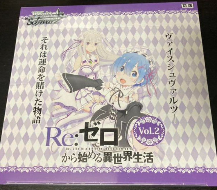 Weiss Schwarz Re:ZERO Starting Life in Another World Vol. 2 Booster bo japanmaster Weiss Schwarz Re:ZERO Starting Life in Another World Vol. 2 Booster bo japanmaster