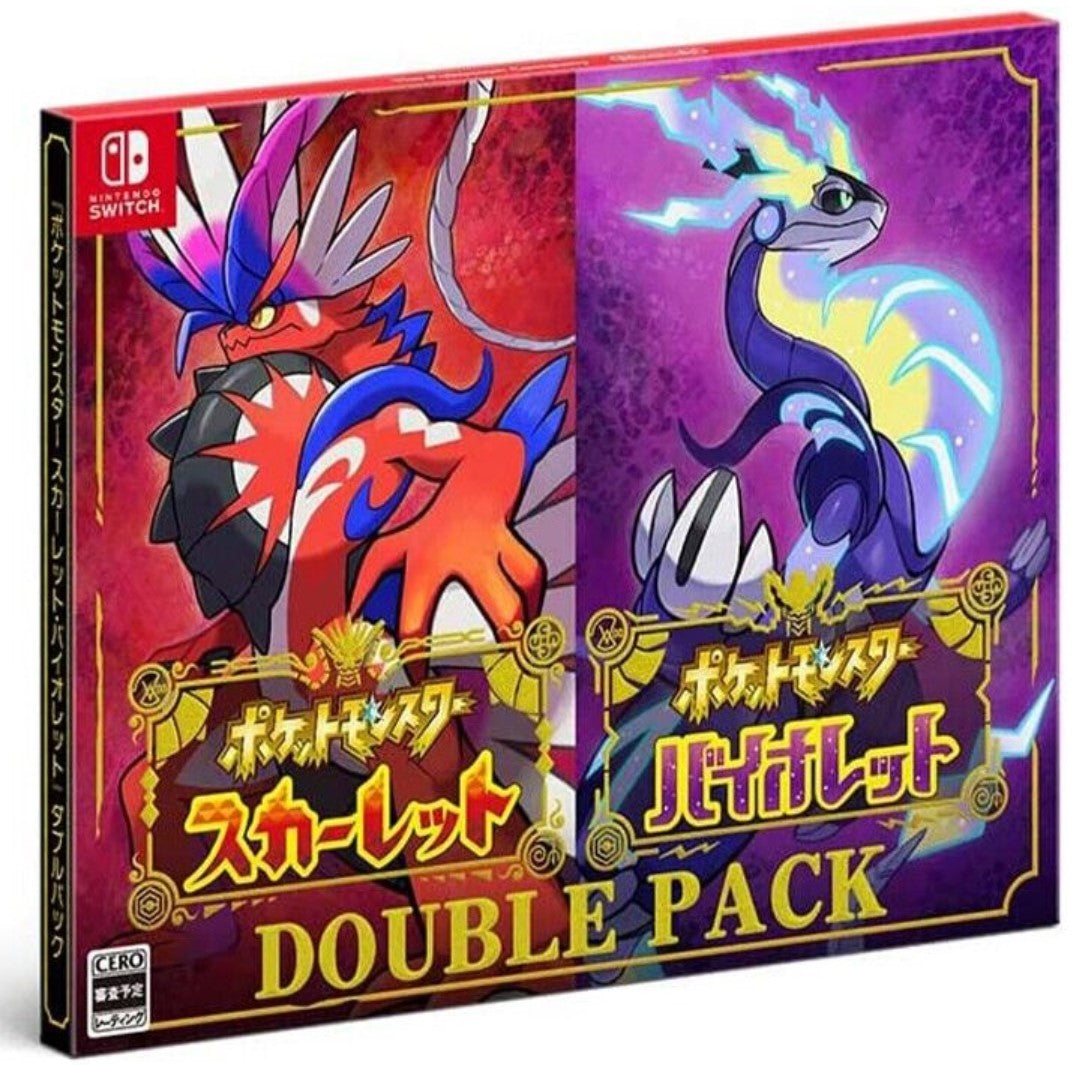 Nintendo Switch Pokemon Pocket Monster Scarlet Violet Double Pack with 2 pikachu promo
