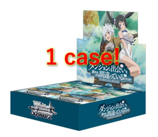 1 case(18box)! Weiss Schwarz Is It Wrong to Try to Pick Up Girls in a Dungeon?