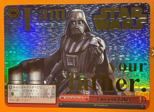 Weiss Schwarz STAR WARS I am your father. SWR Mint