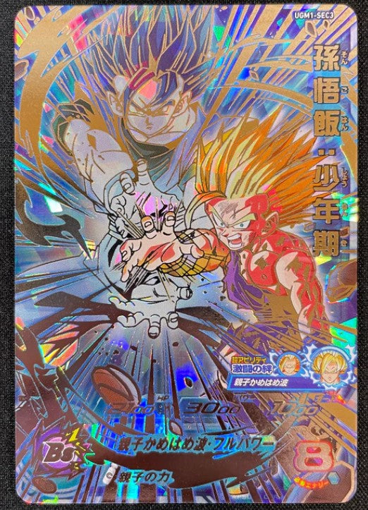 SUPER DRAGON BALL HEROES UGM1-SEC3 Mint