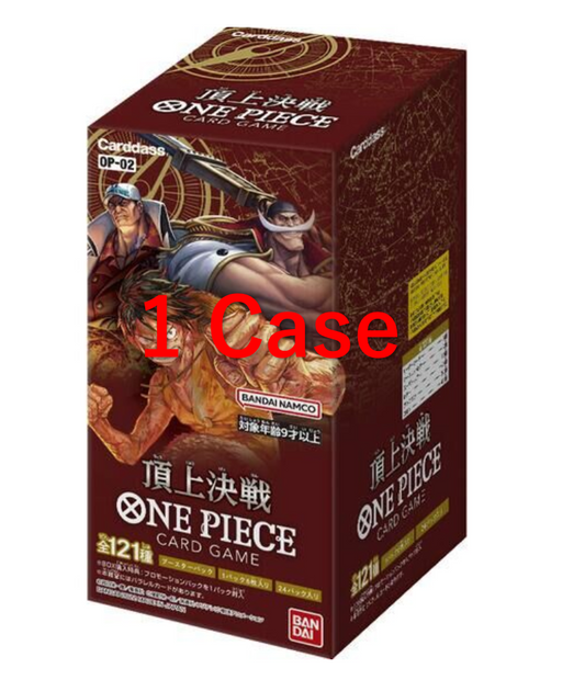 (1 case) Bandai One Piece Card Game Paramount War [OP-02]  Box New